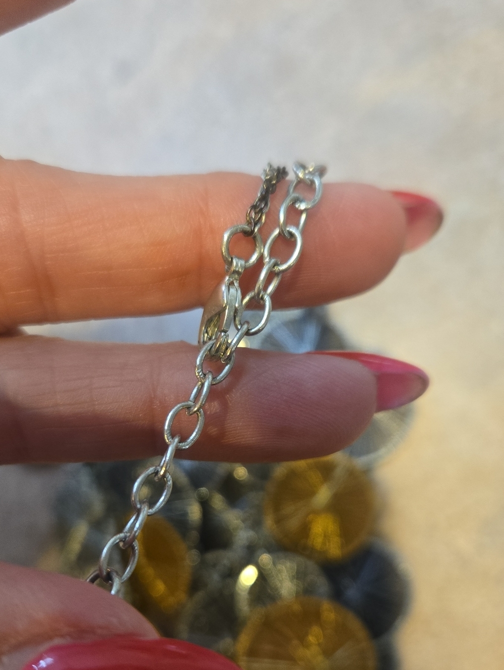 Multi-Color/Multi-Strand Adjustable Necklace - Picture 3 of 7